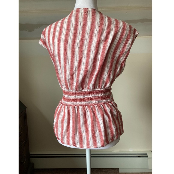 Max Studio womens striped blouse size XS. - Picture 2 of 3